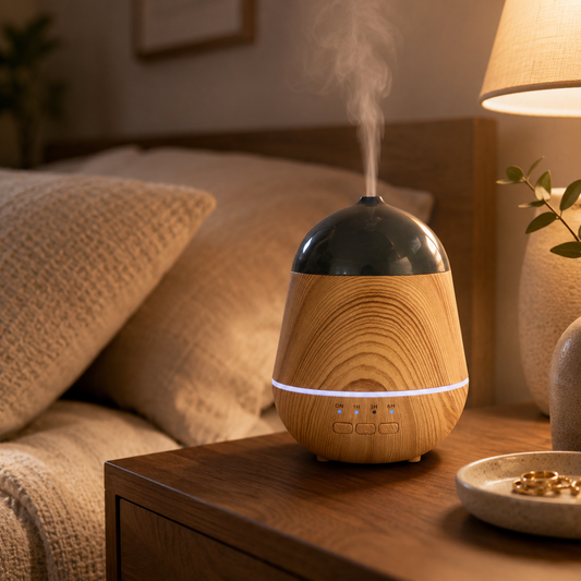 Marseille aromato difuzorius su LED apšvietimu ir laikmačiu