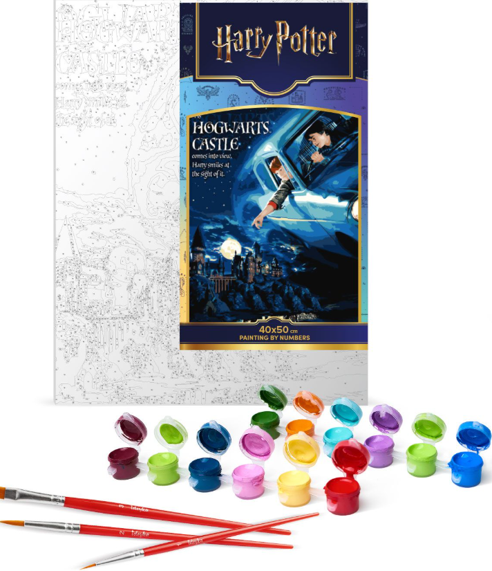 Tapyba pagal skaičius: SKRYDIS AUTOMOBILIU 40x50 cm