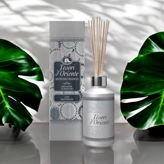 Namų kvapas: TESORI D'ORIENTE WHITE MUSK 200 ml