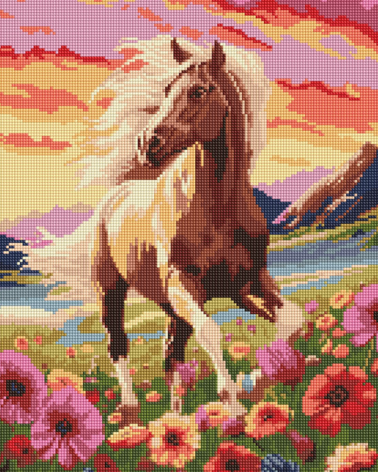 Deimantinė mozaika: LAISVĖS GROŽIS 40x50 cm