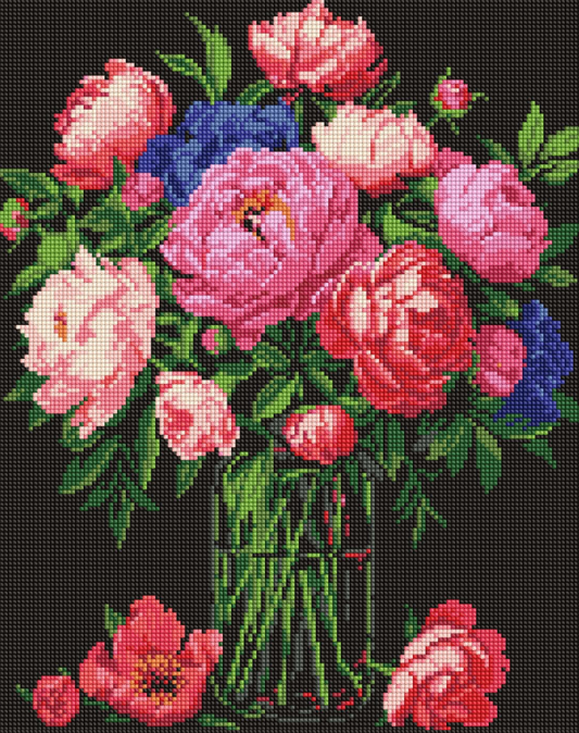 Deimantinė mozaika: BIJŪNŲ SPINDESYS 40x50 cm