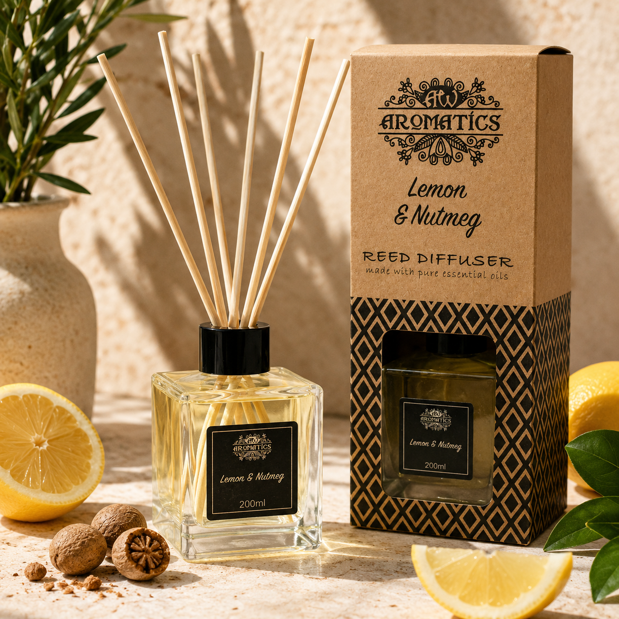 Namų kvapas – Citrina ir muskatas – 200 ml