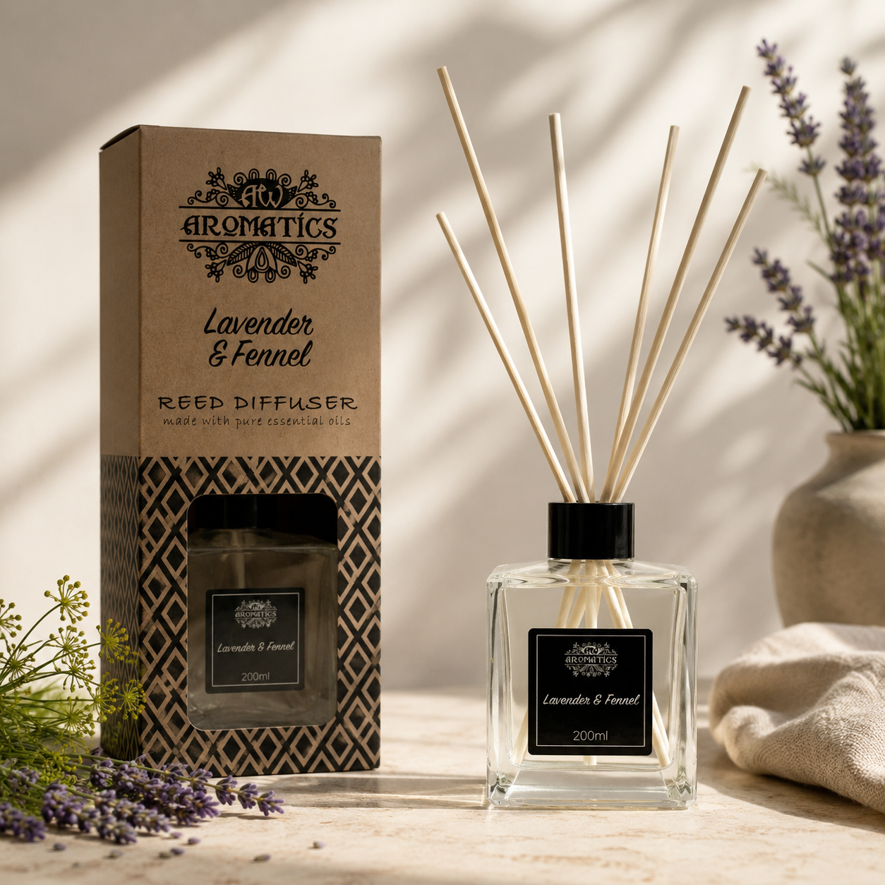 Namų kvapas – Levanda ir pankolis – 200 ml