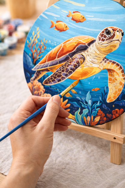 Paint by numbers – round: INTERNAL FLOW ⌀ 26 cm