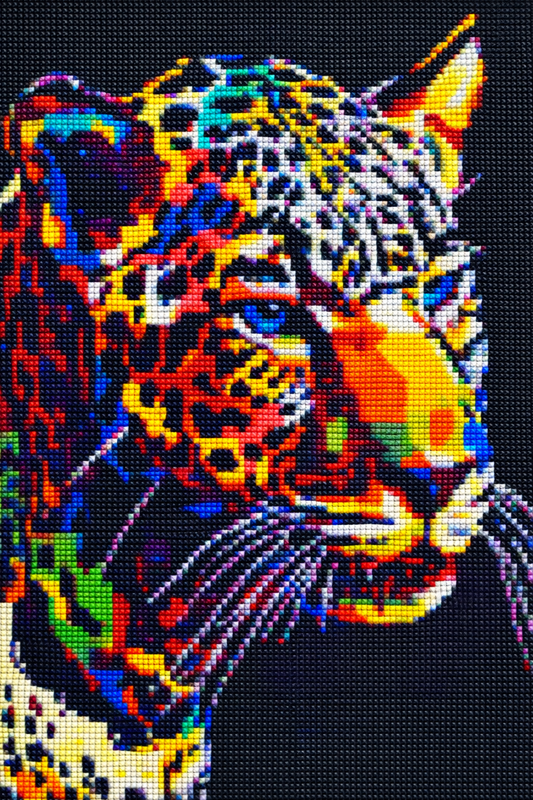 Deimantinė mozaika: JAGUARAS 30x40 cm