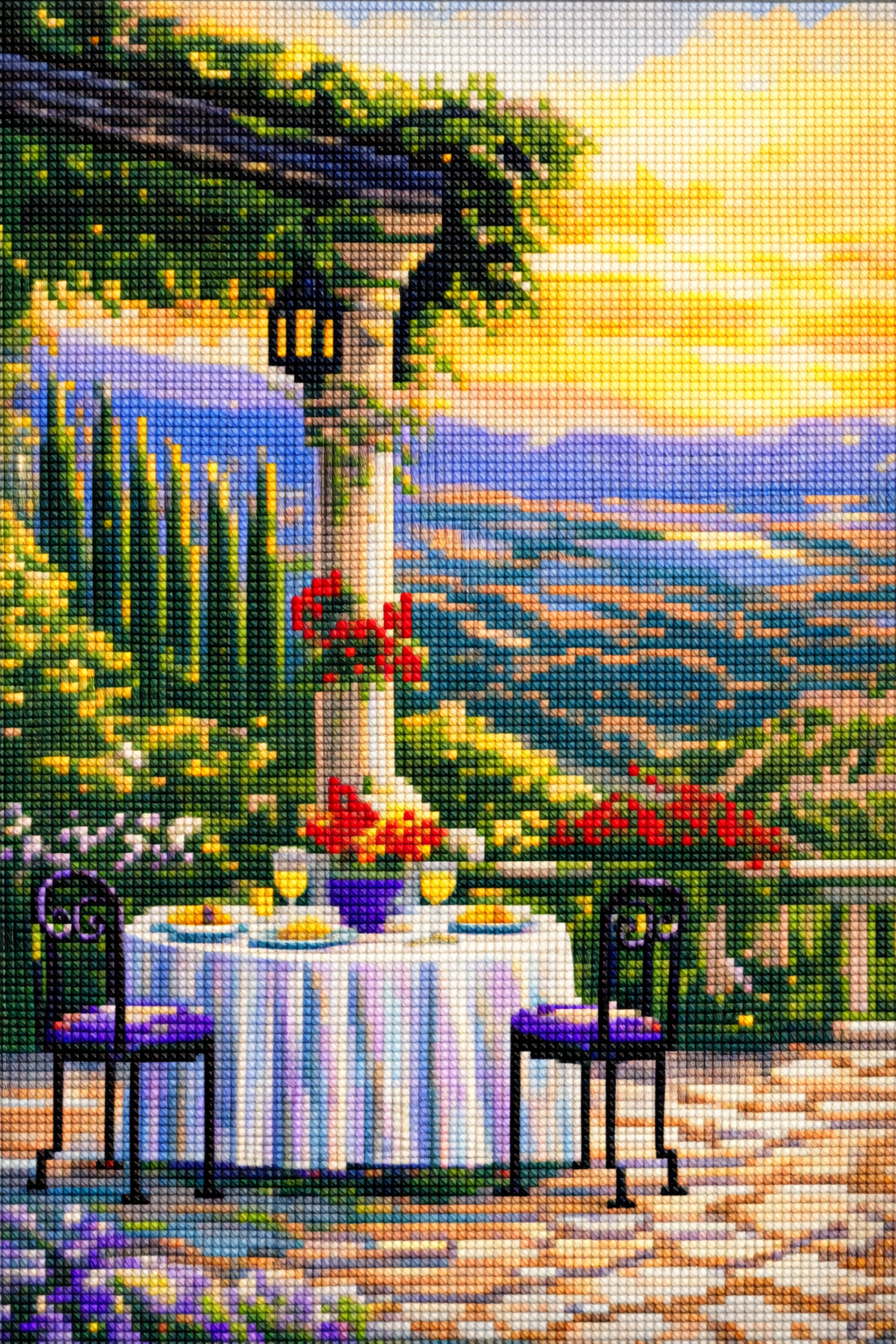 Diamond mosaic: CHRISTMAS JOY 40x50 cm