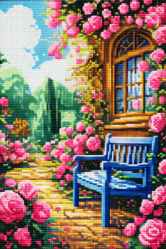 Deimantinė mozaika: SODAS 30x40 cm