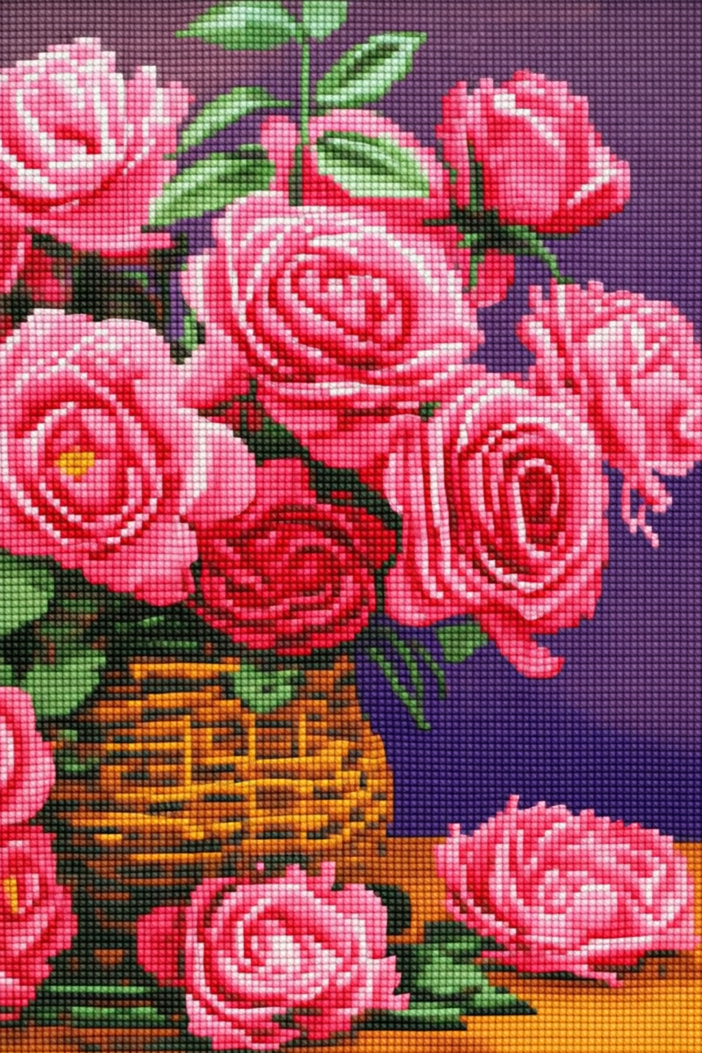 Timanttimosaiikki: JOULUILONEN 40x50 cm