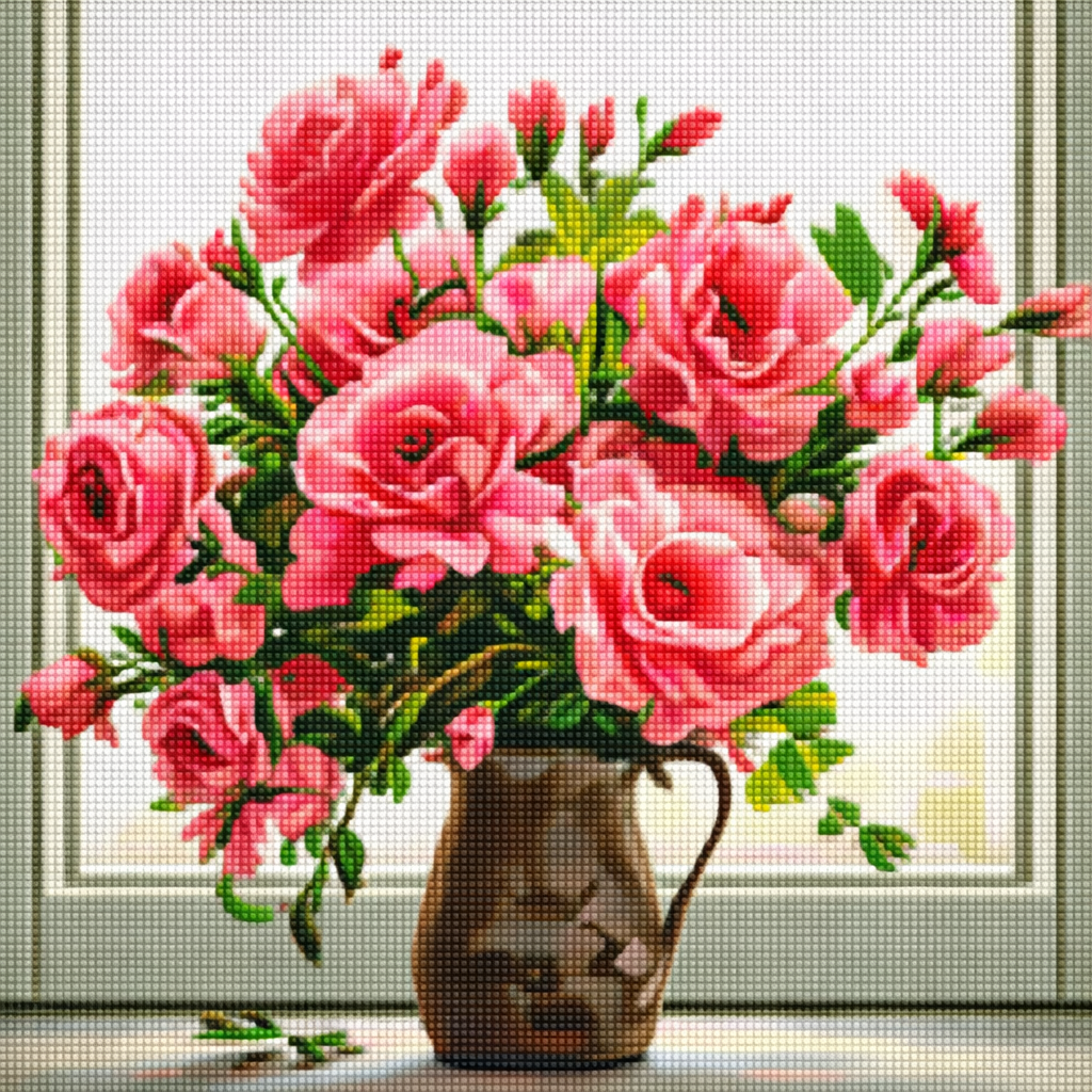 Diamond mosaic: CHRISTMAS JOY 40x50 cm