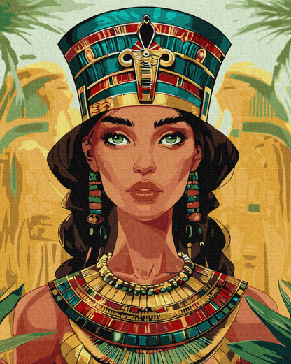 Tapyba pagal skaičius: EGIPTO PRINCESĖ 40x50 cm