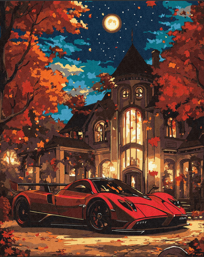 Tapyba pagal skaičius: PRABANGA 40x50 cm