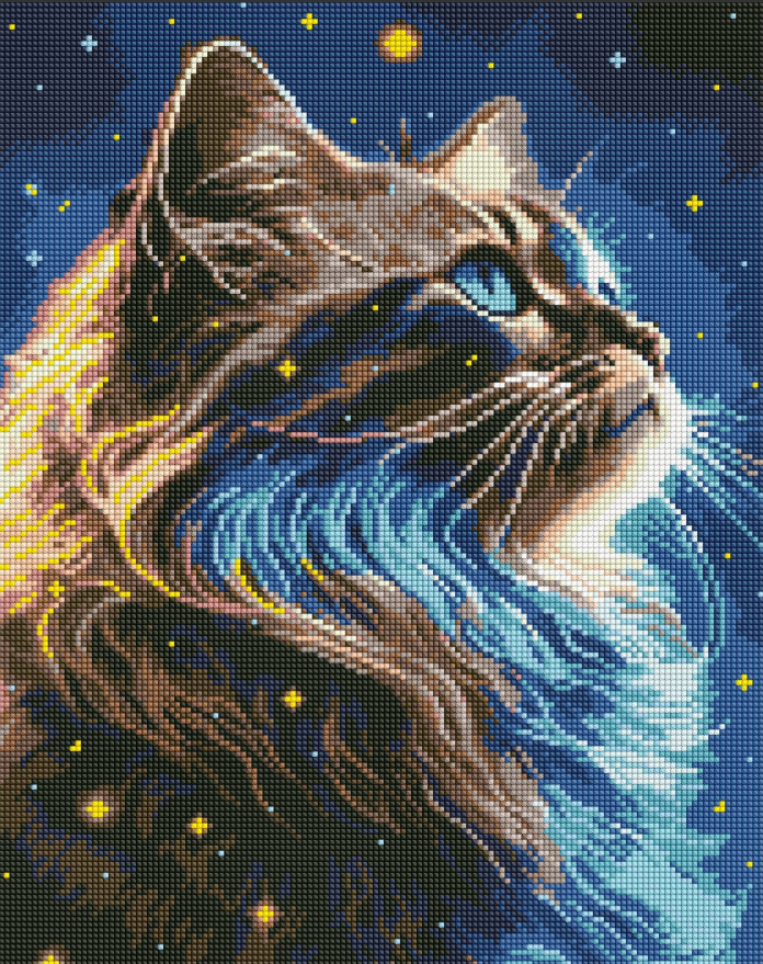 Deimantinė mozaika: GALAKTIKA 40x50 cm