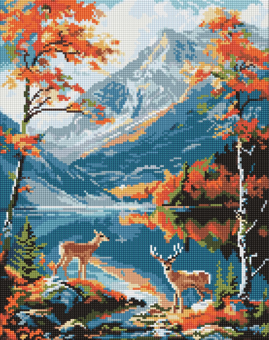 Deimantinė mozaika: GAMTOS MAGIJA 40x50 cm