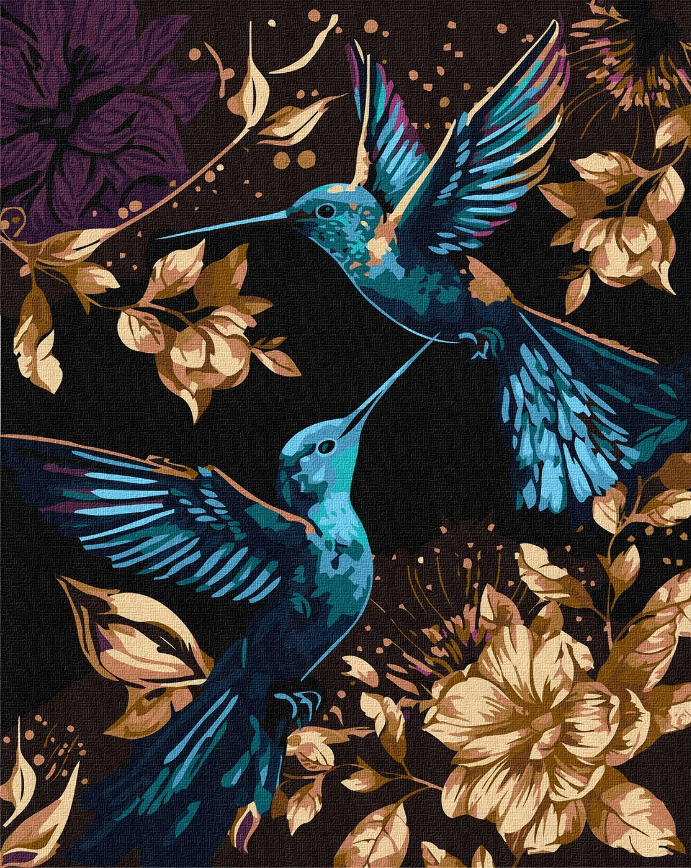 Tapyba pagal skaičius: KOLIBRIS 40x50 cm
