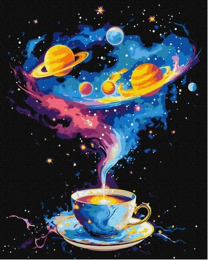 Paint by numbers: COSMIC VORTEX 40x50 cm