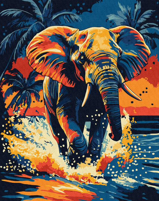 Tapyba pagal skaičius: MAGIŠKAS DRAMBLYS 40x50 cm