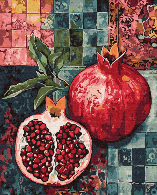 Tapyba pagal skaičius: SULTINGAS GRANATAS 40x50 cm