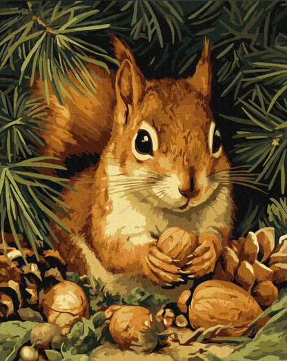 Maalaus numeroilla: INTOHIMO 40x50 cm