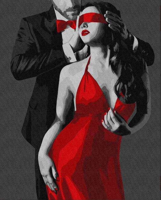 Tapyba pagal skaičius: AISTROS SPALVA 40x50 cm