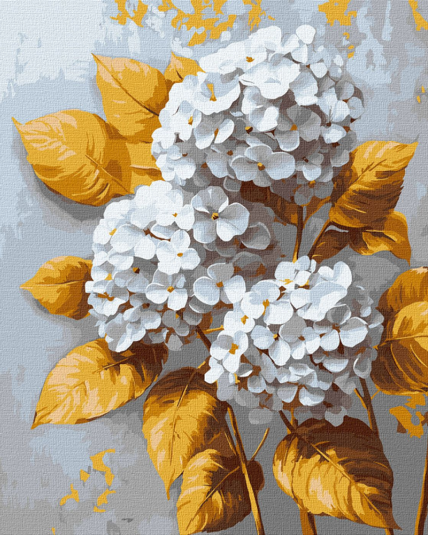 Tapyba pagal skaičius: AUKSINĖ HORTENZIJA 40x50 cm