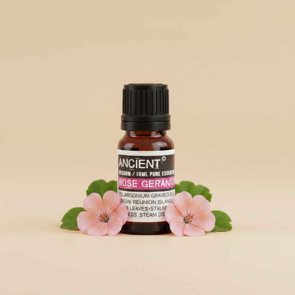 Rožinių pelargonijų eterinis aliejus 10 ml
