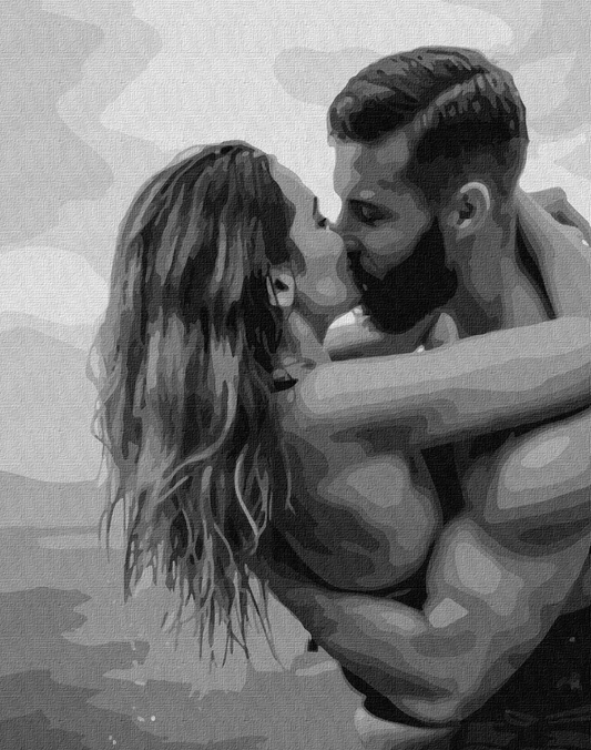 Tapyba pagal skaičius: BUČINYS PAPLUDIMY 40x50 cm