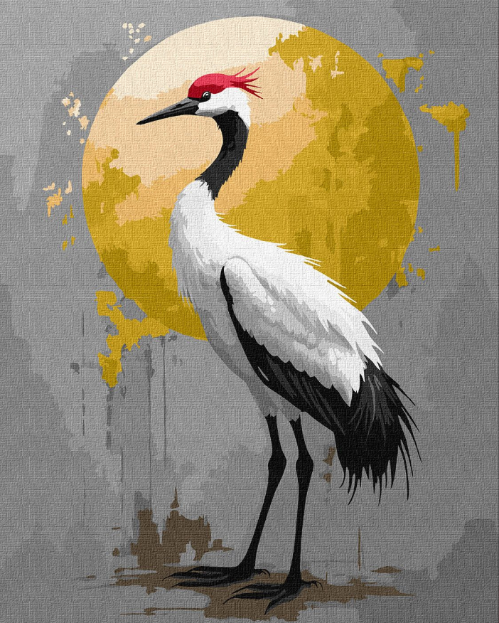 Tapyba pagal skaičius: AUKSINĖ EGZOTIKA 40x50 cm