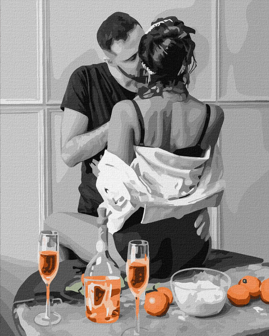 Tapyba pagal skaičius: RYTO AISTRA 40x50 cm