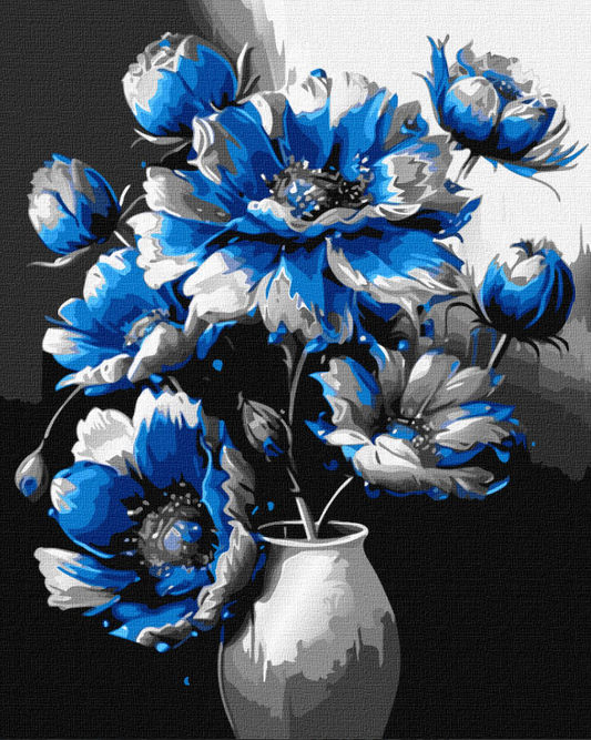 Tapyba pagal skaičius: TOBULOS LINIJOS 40x50 cm