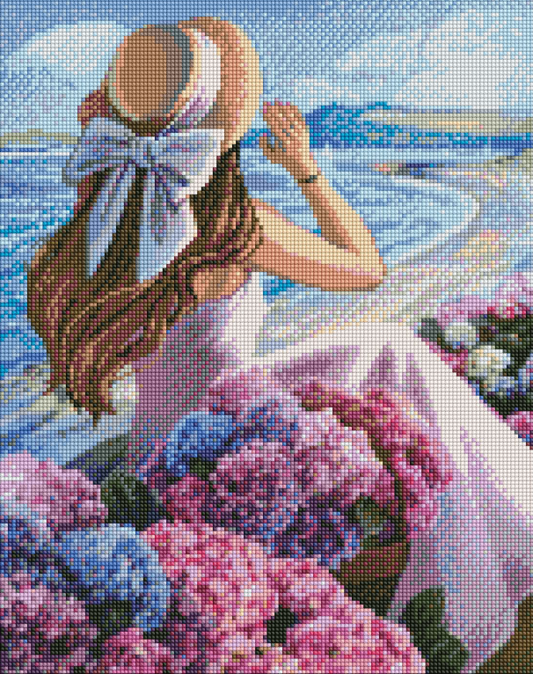 Deimantinė mozaika: VASAROS DVELKSMAS 40x50 cm